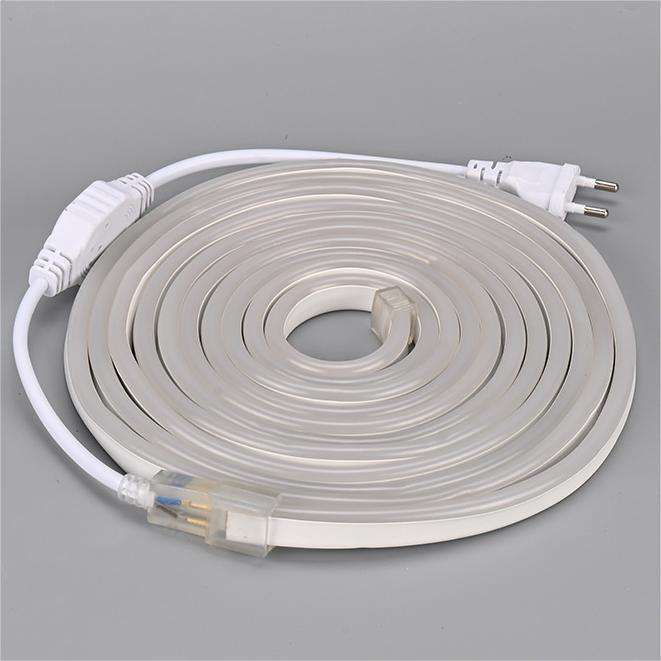 Factory 110V 220V Silicone Flexible Cob Neon Led Strip Ip67 Waterproof Outdoor Neon Tube Rope 120LEDs/m Ultra Long Run 100m Roll · image 4