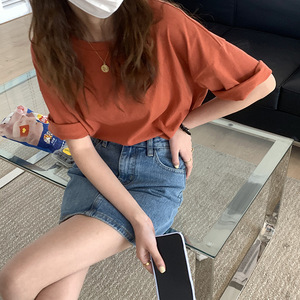 T-shirts d'été pour femmes les plus vendus, 100 % coton respirant, manches courtes, style décontracté tendance, support pour impression sérigraphique, doux - Product Image 2