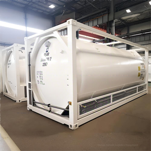 Conteneur maritime de 20 pieds, conteneur cryogénique ISO T75, certifié LR, marque LSXC, capacité de 21000 L, température de conception -196 +50, norme ASME - Product Image 1