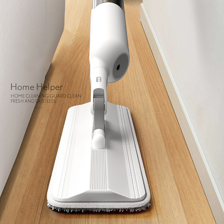 Anqtovp Commercial Cordless Spray Mop For Hardwood Laminate Tile Stone Floors In Gray With 3 Microfiber Pads 360 Rotation - View #8