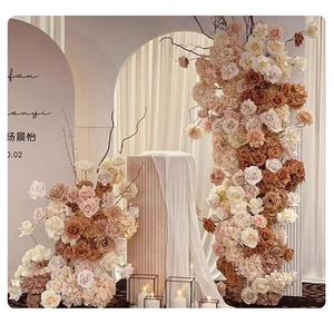 ฉากหลังงานแต่งงาน PVC ทันสมัย กรอบประตูโค้ง PVC สีขาว สำหรับตกแต่งงานปาร์ตี้ ฉากหลังตกแต่งผนัง 3 มิติ - Product Image 2