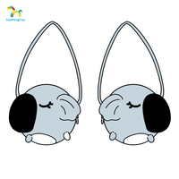 Kawaii gris blanc en peluche chat sac à dos mignon peluche Animal sac à main pour Cosplay cadeau femmes enfants en gros