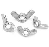 Écrous à oreilles DIN315 en acier galvanisé de haute qualité, écrous papillon, écrous à serrage manuel, écrous à cornes de type papillon, fixations de quincaillerie
