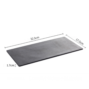 Bộ Đồ Ăn Melamine Phong Cách Bắc Âu Đầy Màu Sắc Hình Chữ Nhật Ren Frosted Sushi Tấm Nướng - Product Image 3