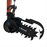 KINGER cadena zanjadora cadena hidráulica zanjadora/para tractor para excavadora