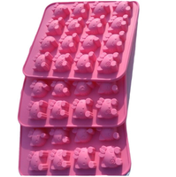 Kit d'embouts en silicone 3D écologiques motif chat mignon pour la décoration de gâteaux, outils DIY pour cupcakes, bonbons, pâte polymère, chocolat