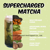 Poudre de Matcha de Qualité Cérémoniale Aeglewell Marque Privée, Poudre de Matcha Chaga avec Champignons, Café Matcha aux Champignons Japonais