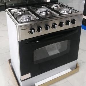 เตาแก๊สอเนกประสงค์แบบตั้งพื้น 5 หัวเตา พร้อมเตาอบในตัว ทำจากสแตนเลส - Product Image 2