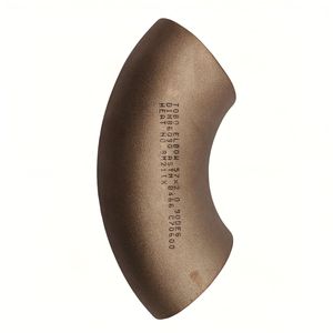 Raccord de tuyau soudé bout à bout coudé à 90 ° TOBO <span class=keywords><strong>cuivre</strong></span> nickel de qualité industrielle pour <span class=keywords><strong>tuyauterie</strong></span> de centrale électrique - Product Image 3