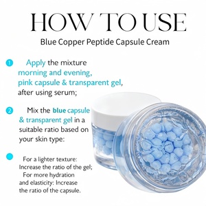 Crème Visage en Capsules de Peptides de Cuivre Bleu GHK-Cu 50g en Gros OEM ODM – Anti-Âge, Hydratante, Lisse les Rides Fines, Soin Quotidien de la Peau - Product Image 6