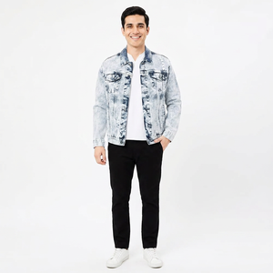 3 Couleurs Style Classique Hommes Vintage Bleu Denim Veste Printemps et Automne Nouveau Stretch Coton Casual Jeans Manteau Homme Marque Vêtements - Product Image 1