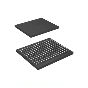 IS61NLP102436B-200B3LI-TR หน่วยความจำ165ชิ้นส่วนอิเล็กทรอนิกส์ TBGA - Product Image 1