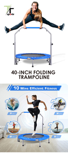 Trampolín de <span class=keywords><strong>fitness</strong></span> para niños, trampolín plegable de salto para interior y exterior, barato, precio de venta - Product Image 6