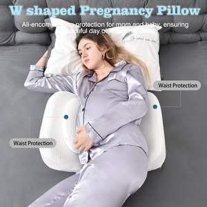 Blanc réglable femmes enceintes <span class=keywords><strong>ventre</strong></span> dos hanches soutien refroidissement mousse à mémoire <span class=keywords><strong>de</strong></span> <span class=keywords><strong>forme</strong></span> maternité grossesse oreillers compensés pour dormir sur le côté - Product Image 5