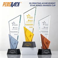Trophée d'entreprise personnalisé de haute qualité, écologique, durable, poli et gravé pour les compétitions sportives de basketball, football et badminton