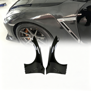 Nuevos Guardabarros Delanteros de Fibra de Carbono Seca, Estilo OEM de Fábrica, Acabado Brillante, Ajuste Directo con Pernos para Nissan GT-R R35 2008-2016 - Product Image 6