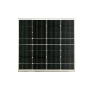 لوحة طاقة شمسية مخصصة بقدرة 100 وات 18 فولت وكفاءة 22% وحدة طاقة شمسية فردية بقدرة 80 وات 150 وات 200 وات 300 وات بتصميم المصنع الأصلي