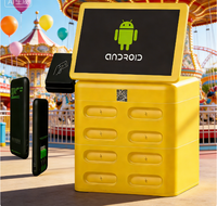 Station de location portable de 8 emplacements pour bornes de recharge publiques pour cafés Internet