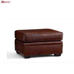 Nuevo Sofá de Cuero Genuino Color Marrón Oscuro, Estilo Retro, Hecho a Mano, de Lujo, para Vestíbulo de Hotel/Sala de Estar/Oficina - Product Image 3