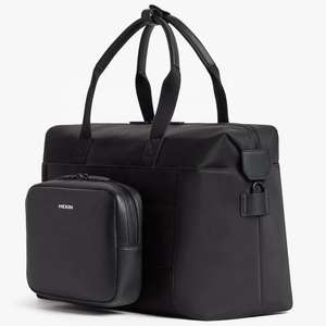 <span class=keywords><strong>Sac</strong></span> de voyage week-end décontracté de <span class=keywords><strong>luxe</strong></span> en cuir végétalien PU personnalisé avec fermeture éclair, pochette de toilette et double compartiment - Product Image 2