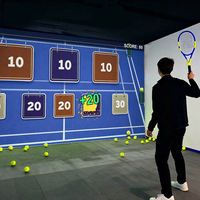 Jeux de sport interactifs d'intérieur pour enfants et adultes, jeu de projection, exercice sportif, métal WEDIDIT FT8