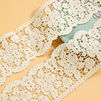 Usine personnalisée mariages dentelle tissu élastique dentelle dentelle bord deux combinés