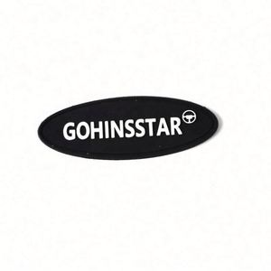 High Quality Eco-Friendly Rubber PVC Sew-On 3D Logo Custom Patches for Clothing - Product Image 2
