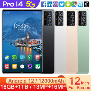 <span class=keywords><strong>Tablet</strong></span> Android 12 inci bermerek kustom dengan Dual SIM 16GB + 1TB penggunaan telepon pendidikan yang mampu setara ponsel - Product Image 4