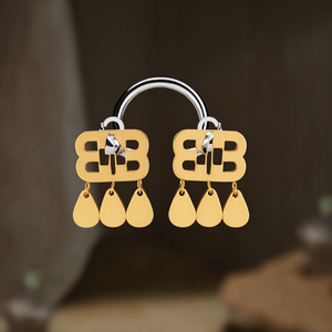 Pendientes de Moda con Baño de Oro PVD, Acero Inoxidable 316L, Joyería Sostenible y Resistente - Product Image 3