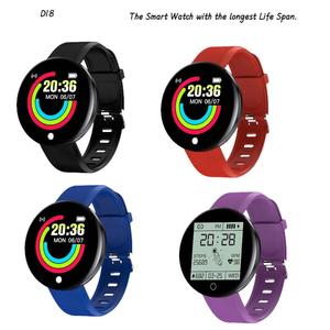 Reloj inteligente deportivo a prueba de agua D18 con varios modos de deporte baratos, distancia de pasos, consumo de calorías, cómodo - Product Image 6