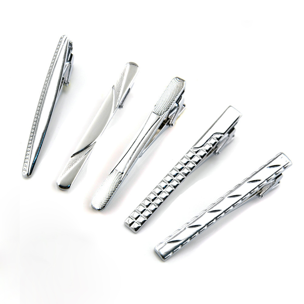 Новый зажим для галстука модный стиль мужской галстук металлическая простая застежка для галстука Практичная застежка-бабочка булавка для галстука для мужчин подарочные аксессуары