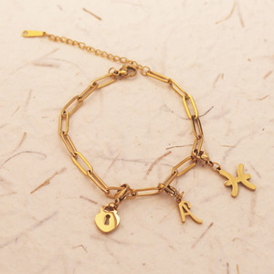 Corazón de acero inoxidable botella de rapé ancla oso Zodiaco piedra colgante encantos con broche de langosta DIY clip cadena collar - Product Image 5
