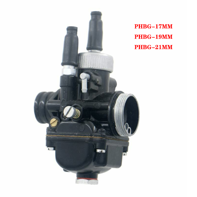 Черный гоночный карбюратор Dellorto PHBG DS, карбюратор 50 куб. См, 90 куб. См, BWS100, мотокарбюратор, 17 мм, 19 мм, 21 мм