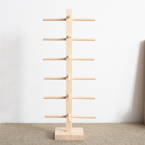 3-8 Pairs Classic Wooden l Sunglasses Display Stands for Retail Store Exhibition Collection Storage <b>Shelves</b> Units - Product Image 5