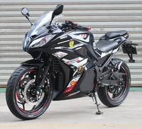 Moto électrique de course à grande batterie 72V 8000W puissante et longue portée
