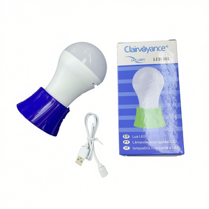Clairvoyance <b>Led</b> <b>Light</b> Bulb Rechargeable With <b>Usb</b> Cable For Indoor Use - Product Image 2