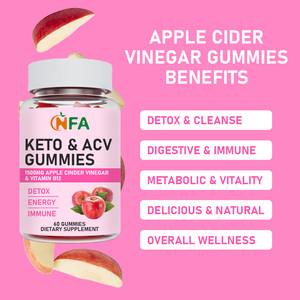Gummies Keto + ACV personnalisables en usine avec poudre de jus de grenade – Complément pour la perte de poids, favorisant la nutrition des cheveux et de la peau - Product Image 2