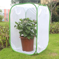 Vert Pliable Papillon Habitat Cage Fermeture À Glissière Pop-up Insecte Élevage Maille Net Maison pour Insectes Papillons