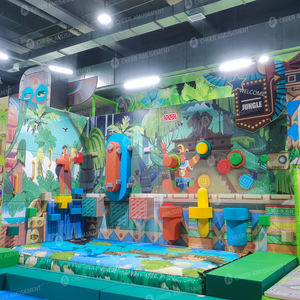 Perlengkapan Bermain lembut untuk taman bermain dalam ruangan Set Super pendaki Bahan EPE baja tahan karat 300 + kapasitas gunung berapi - Product Image 2