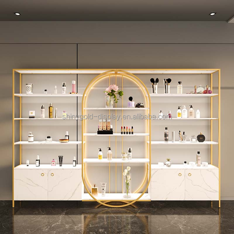 高級化粧品ウォールディスプレイファンシーコスメティックショップ