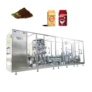 Automatic brick vacuum bag packaging machine for various powder material