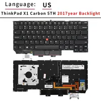Clavier d'ordinateur portable neuf pour Lenovo ThinkPad X1 Carbon Gen5 Gen6 5e génération 5 6 2017 2018 avec rétroéclairage russe