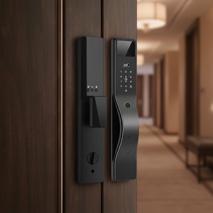 Cerradura Inteligente de Seguridad con Huella Dactilar, Compatible con la Aplicación Tuya/TT Lock, Grado C de Seguridad, Fácil Instalación, para Puerta Principal Exterior de Madera - Product Image 4