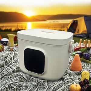 2025 Custom 0.8L USB Electric <b>Heated</b> Lunch Container Portable Stainless Steel Battery Power Lunchbox for Outdoor Use - Product Image 5