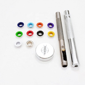 10 Colors 5mm Eyelets Fasteners <b>Kit</b> Prong Snap Button Copper Brass Grommets <b>DIY</b> Clothing Bag Leather Craft Garment Boat Hardware - Product Image 2