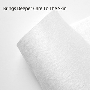 Serviettes faciales douces en viscose biodégradable à séchage rapide, couleur unie, grandes, non tissées, pour usage domestique, personnalisation OEM - Product Image 5