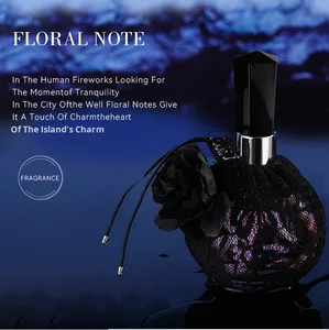 Perfume Femenino Rose Black Lace, Elegante y Fresco, con Aroma Frutal y Floral, Perfume Romántico para Mujer - Product Image 6
