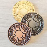 Vente en gros de pièces de défi personnalisées 2D 3D zinc métal plaqué or pièces métalliques souvenirs