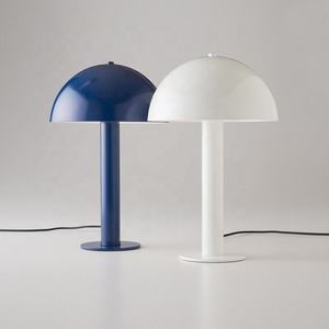 Lámparas de mesa de metal industrial mesita de noche seta moderna lámpara de mesita de noche de hierro para dormitorio - Product Image 3