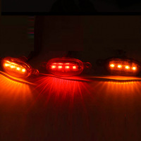 Feux LED Ambrés Extérieurs Étanche pour Décoration, Feux de Calandre Avant à LED pour F150 F250 2004-2019, Lampes de Circulation pour Calandre